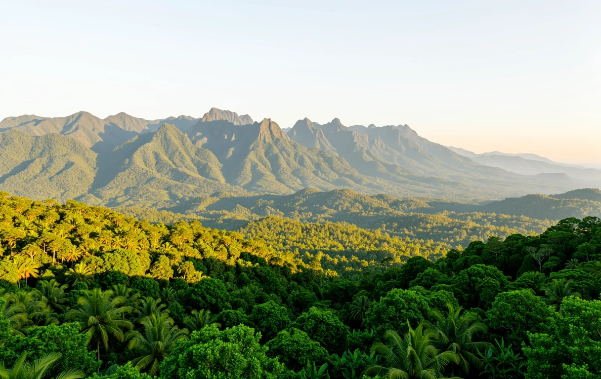 Pemandangan alam Indonesia yang jernih