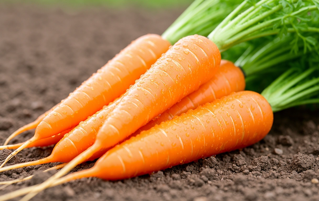 Wortel segar sebagai sumber nutrisi mata